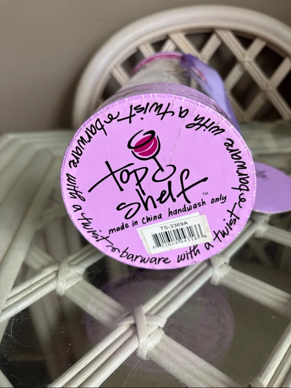 Top Shelf “I Do” Hand-Painted Wine Glass NIP - Picture 15 of 15